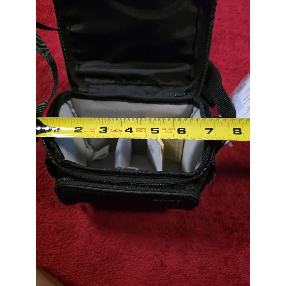 Sony LCS-U10 Soft Carrying Case Camera Camcorder Bag Black w/ Tags Shoulder...